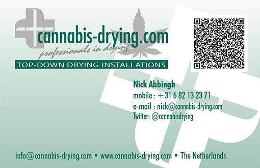 Contact us - Cannabis Drying Info Card